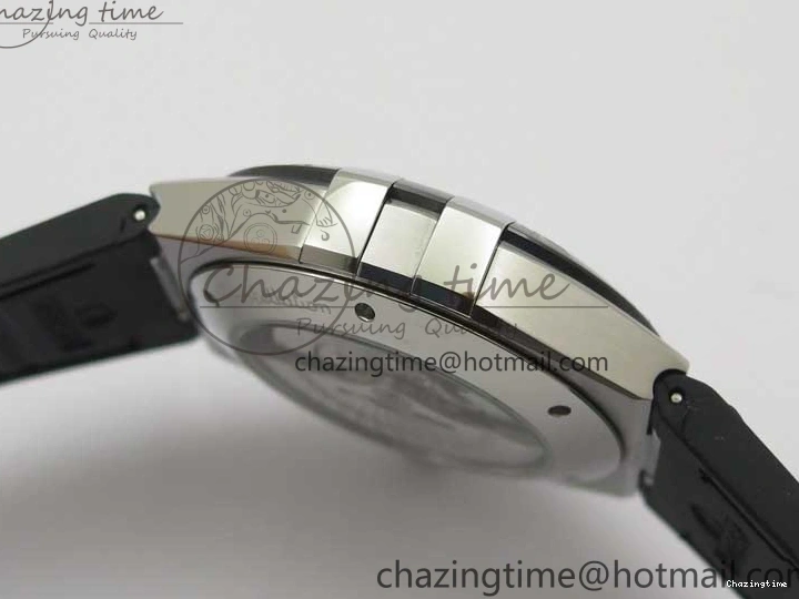 0419 Neat Constellation 131.33.41.21.03.001 SS TW Best Edition Black Dial On Gummy Strap A 7873